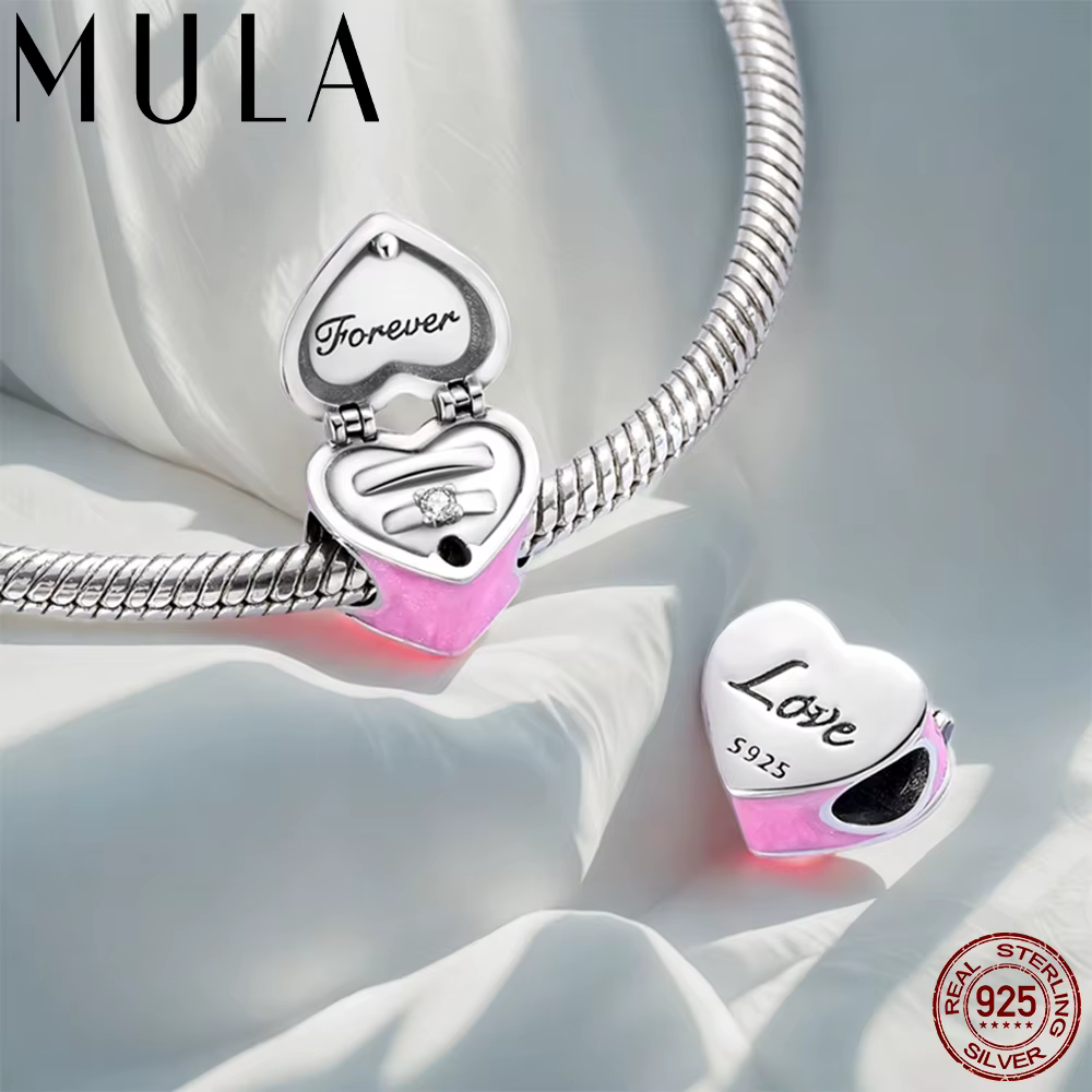 MULA 925 bague de mariage en argent Sterling boîte chaîne pendentif à breloque pour Bracelets bricolage femmes de haute qualité bijoux fins personnalisés