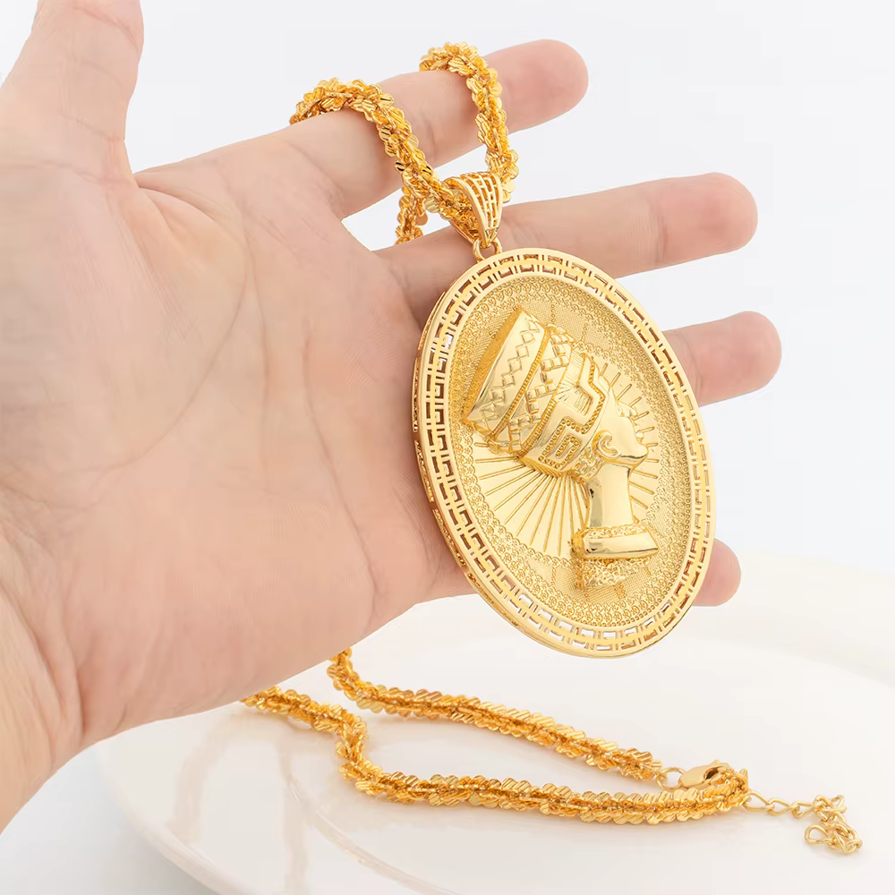 YM Dubai-Ensemble de bijoux en or pour femme