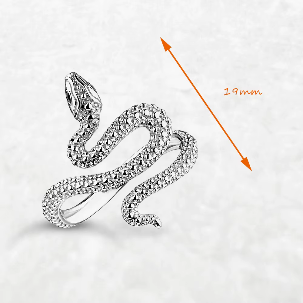 Bague serpent tentant Romance Style européen