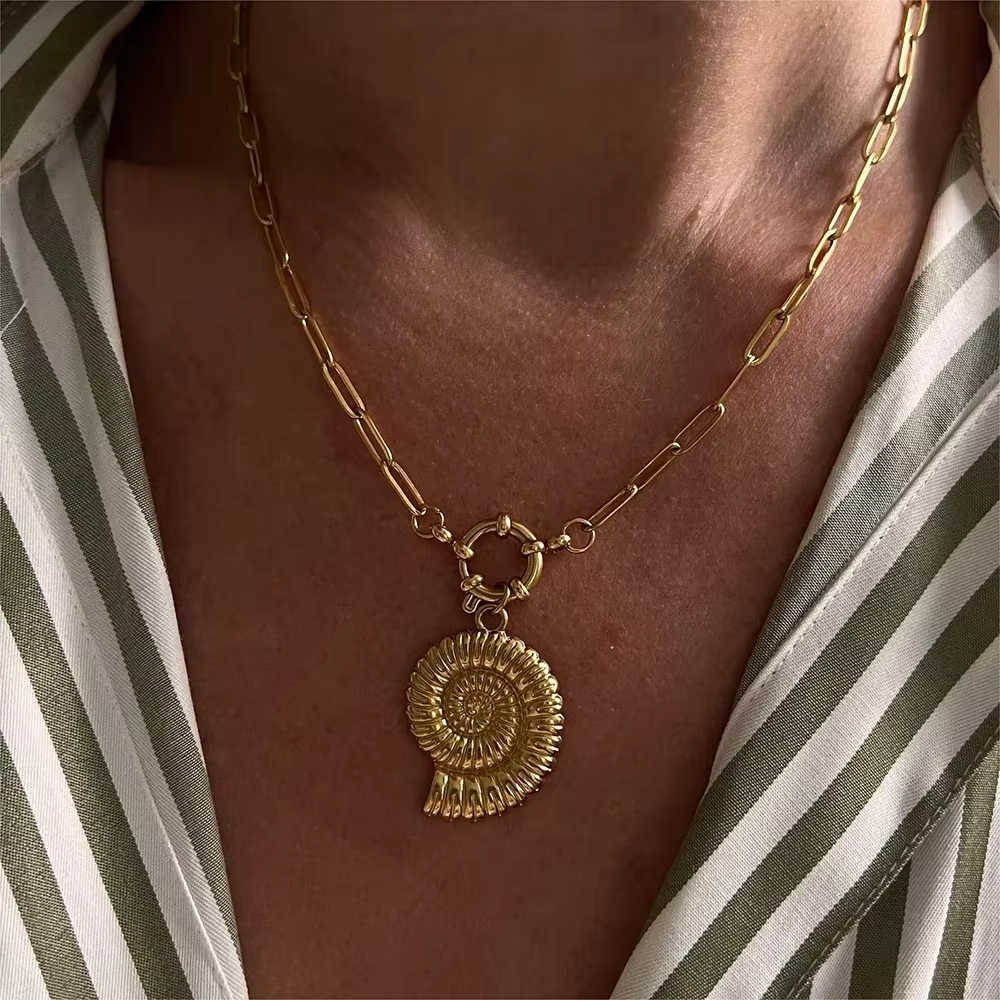 Bijoux en acier inoxydable femmes collier pour hommes