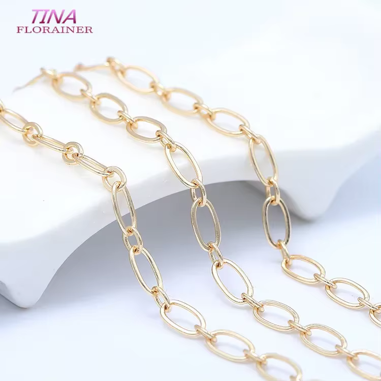 Bijoux en laiton plaqué or 14 carats