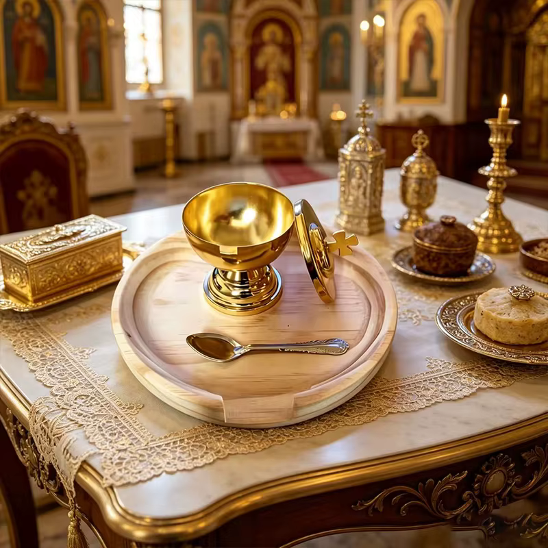 Cadeau religieux, ensemble d'autel orthodoxe
