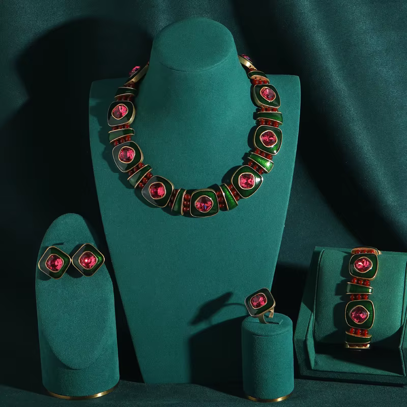 Ensembles de bijoux Vintage pour femmes