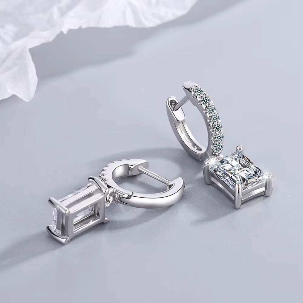 Boucles d'oreilles en argent Sterling 925