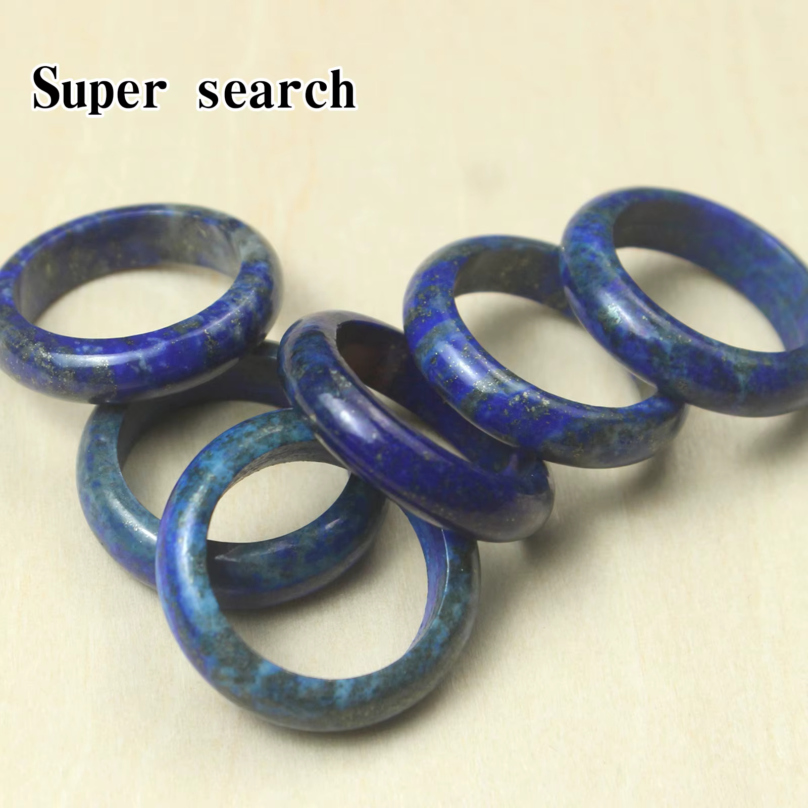 Bague Lapis Lazuli naturel pour femmes