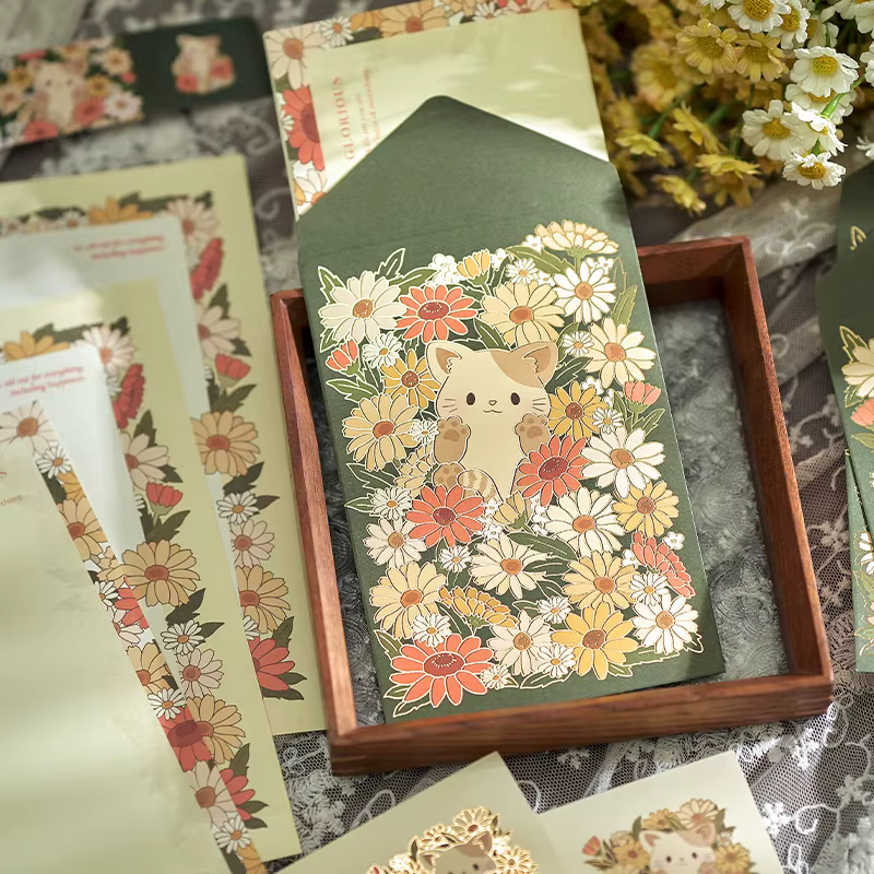 Ensemble de 6 papiers + 3 enveloppes