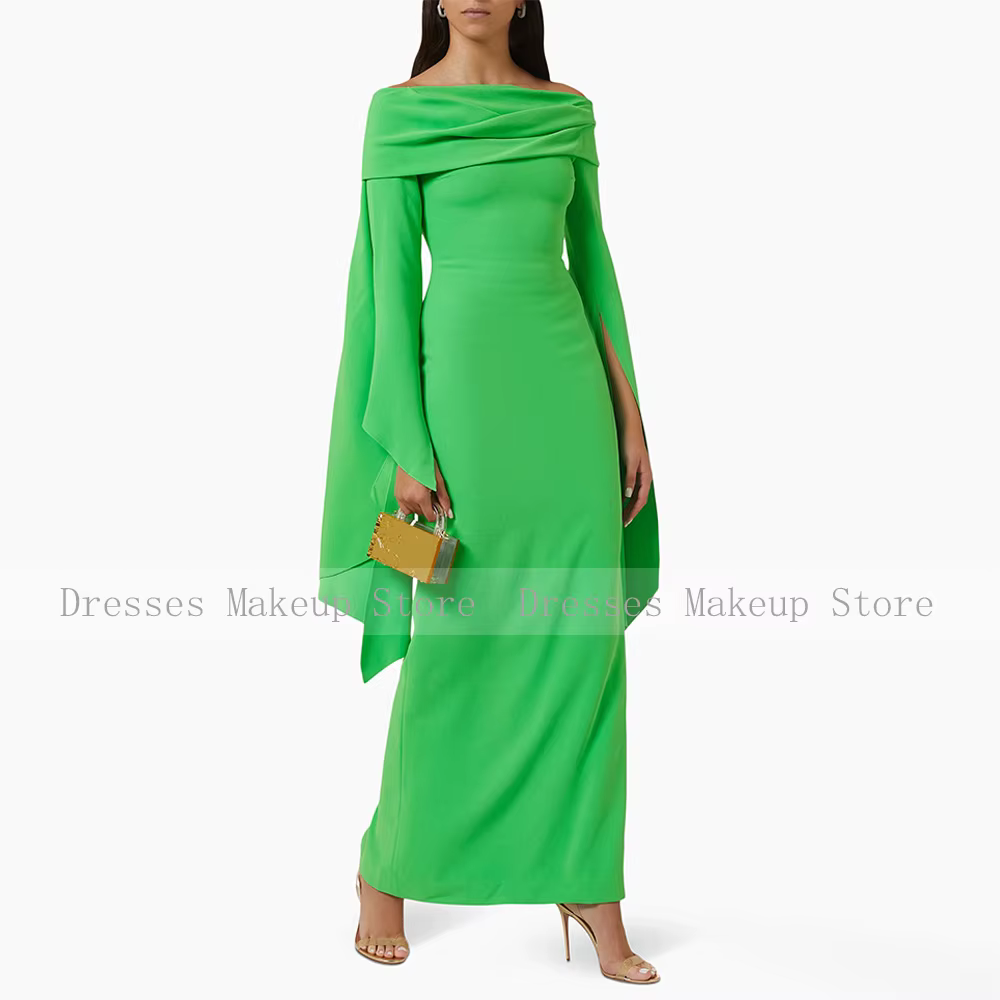 Robe de soirée noire personnalisée pour invitées de mariage