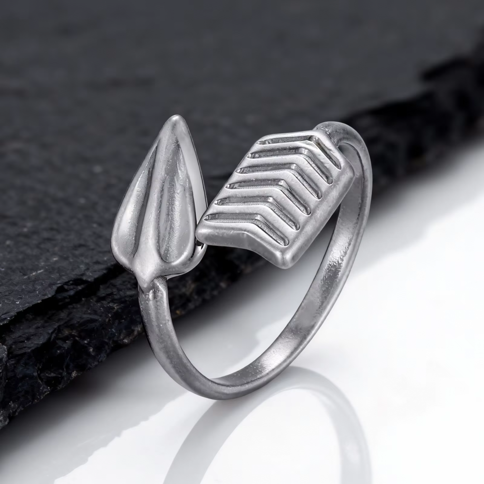Bague de flèche créative Vintage pour hommes
