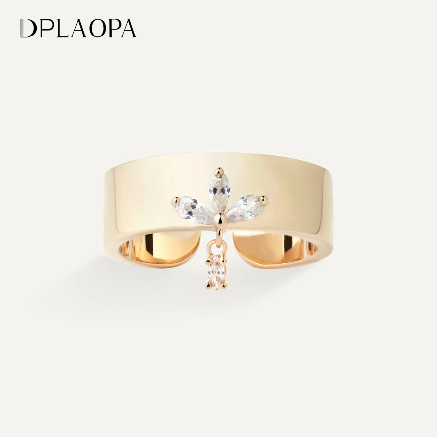 Ug LAOPA-Bague brodée en argent regardé 925 pour femme