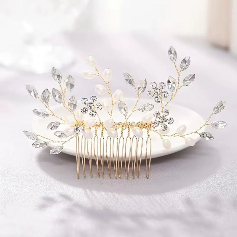 Peigne à cheveux de mariée