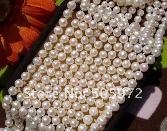 Vraies perles, long pull bijoux hiver/printemps/été/automne collier
