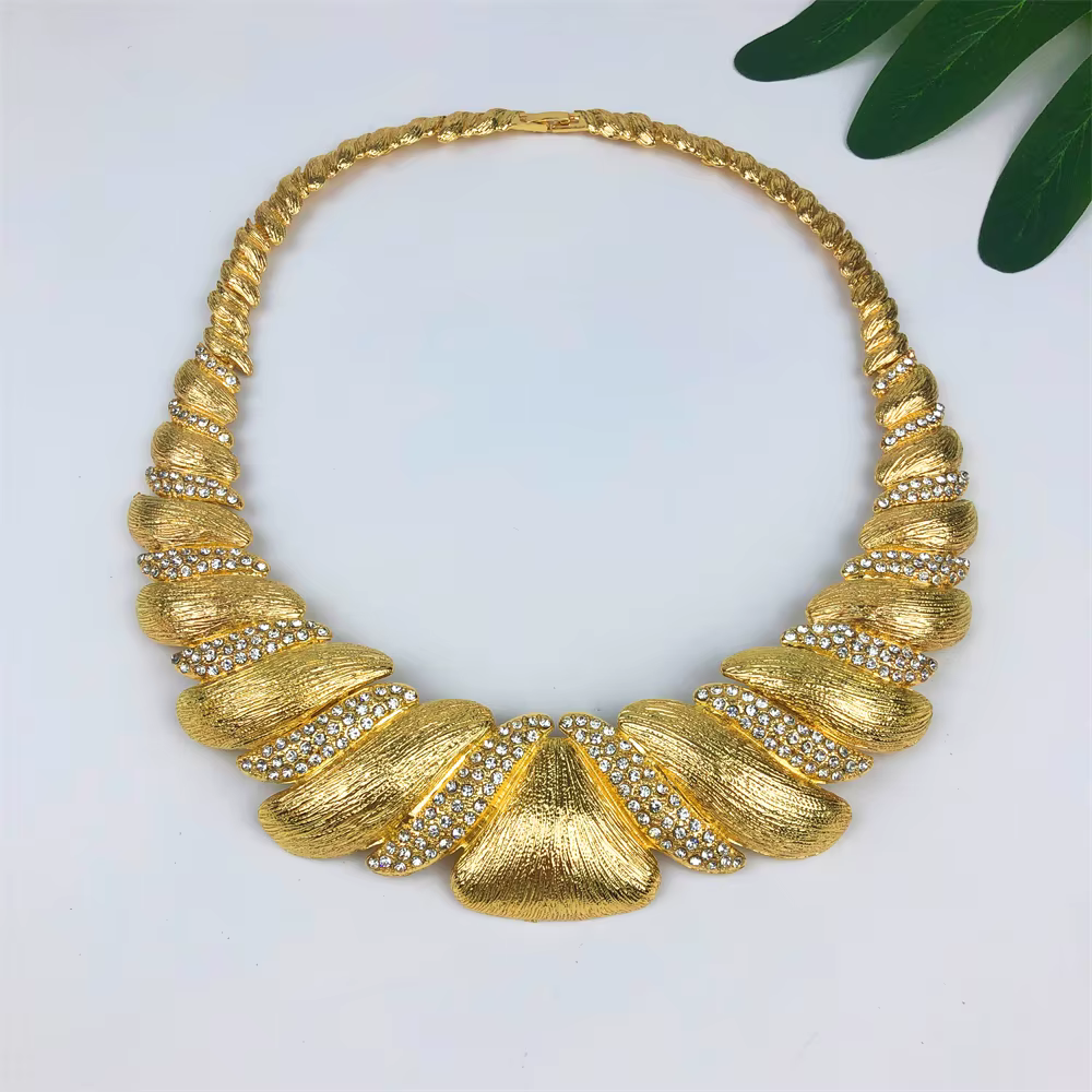 Ensembles de bijoux plaqués or de dubaï pour femmes