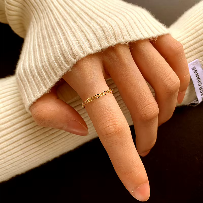 Bague en argent Sterling S925 authentique