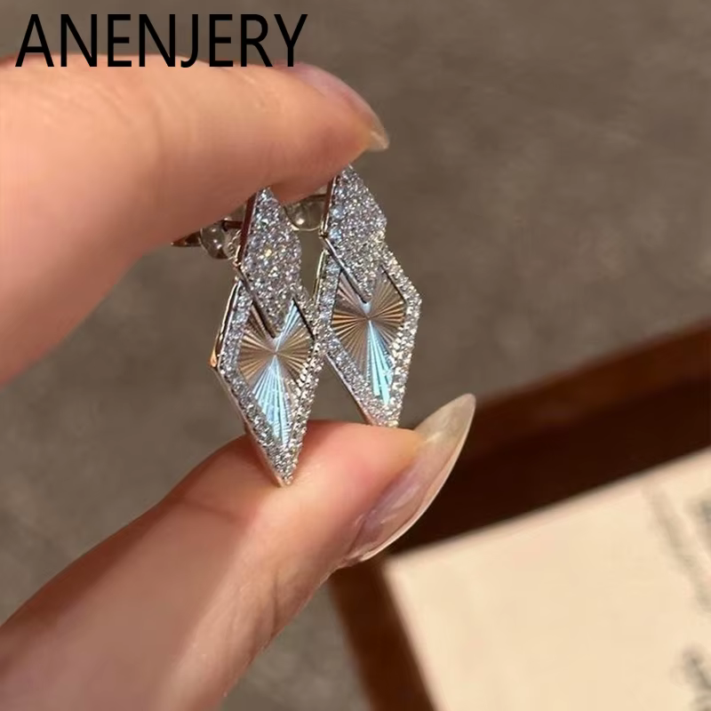 ANENJERY – boucles d'oreilles en Zircon pour femmes
