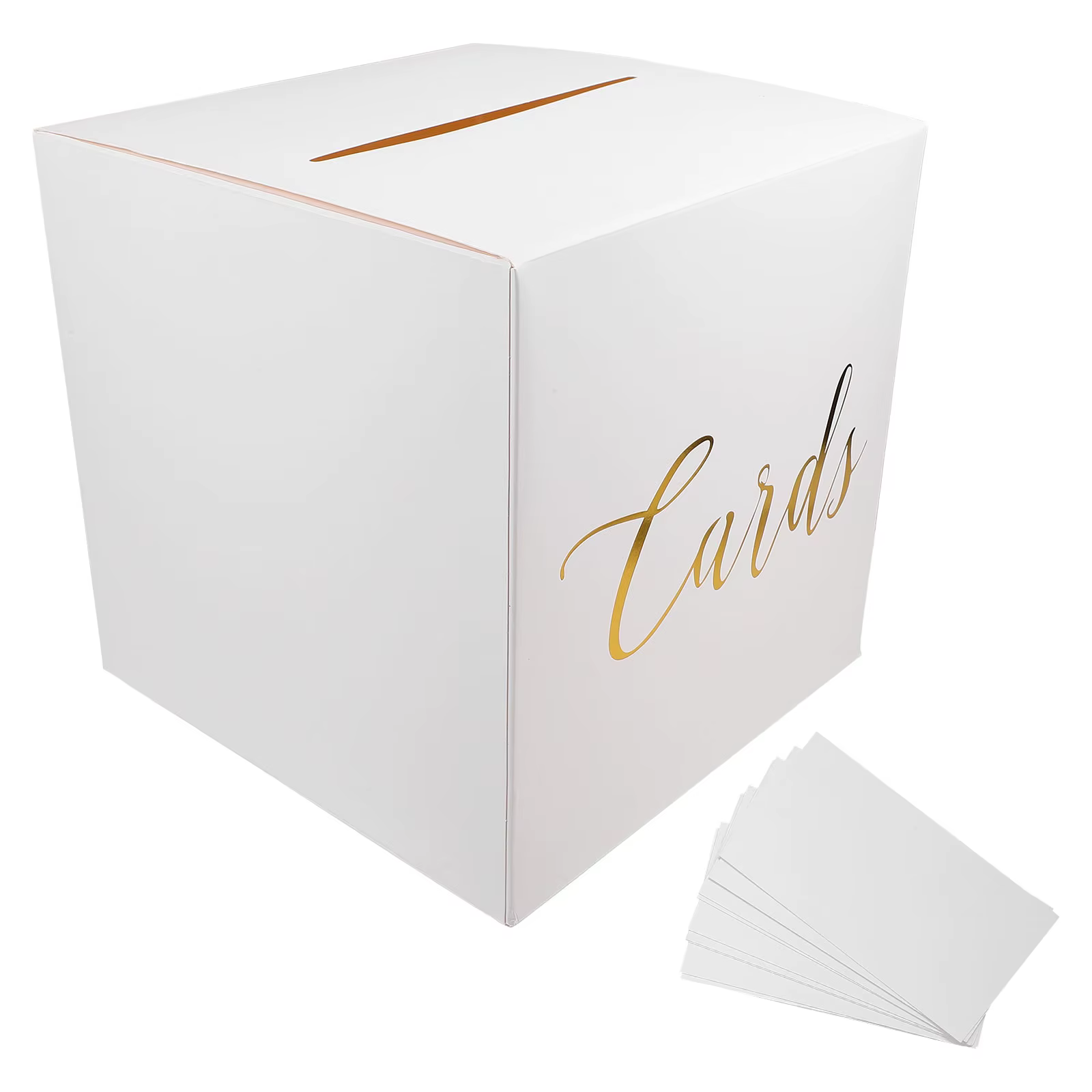 1 ensemble de boîtes à cartes de mariage