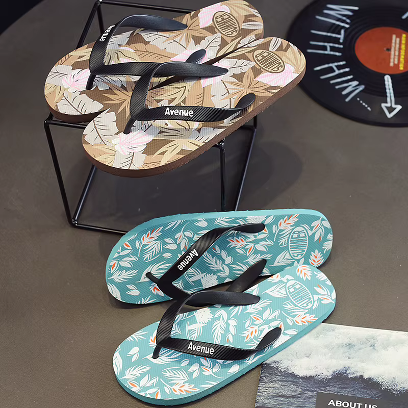 Claquettes imprimées Hawaï pour hommes