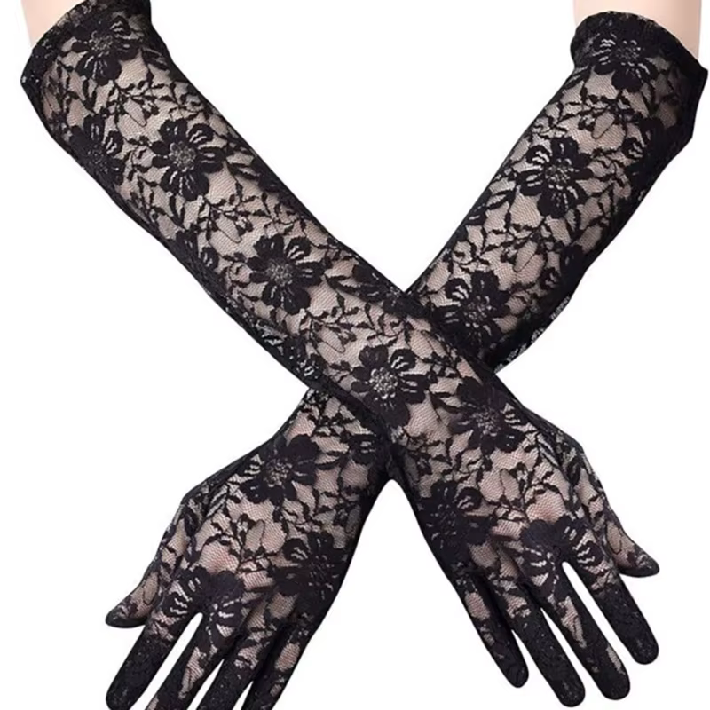 Gants de mariée en dentelle pour femmes