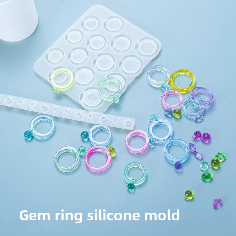 Moule en silicone pour anneaux