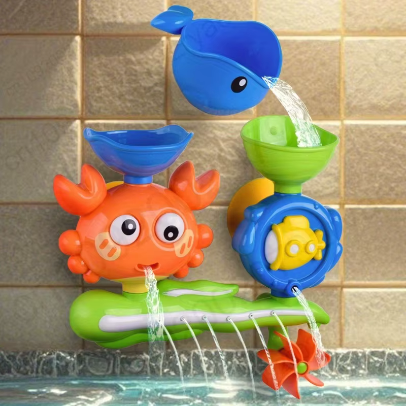 Ensemble de jouets de bain interactif à ventouse pour jeunes