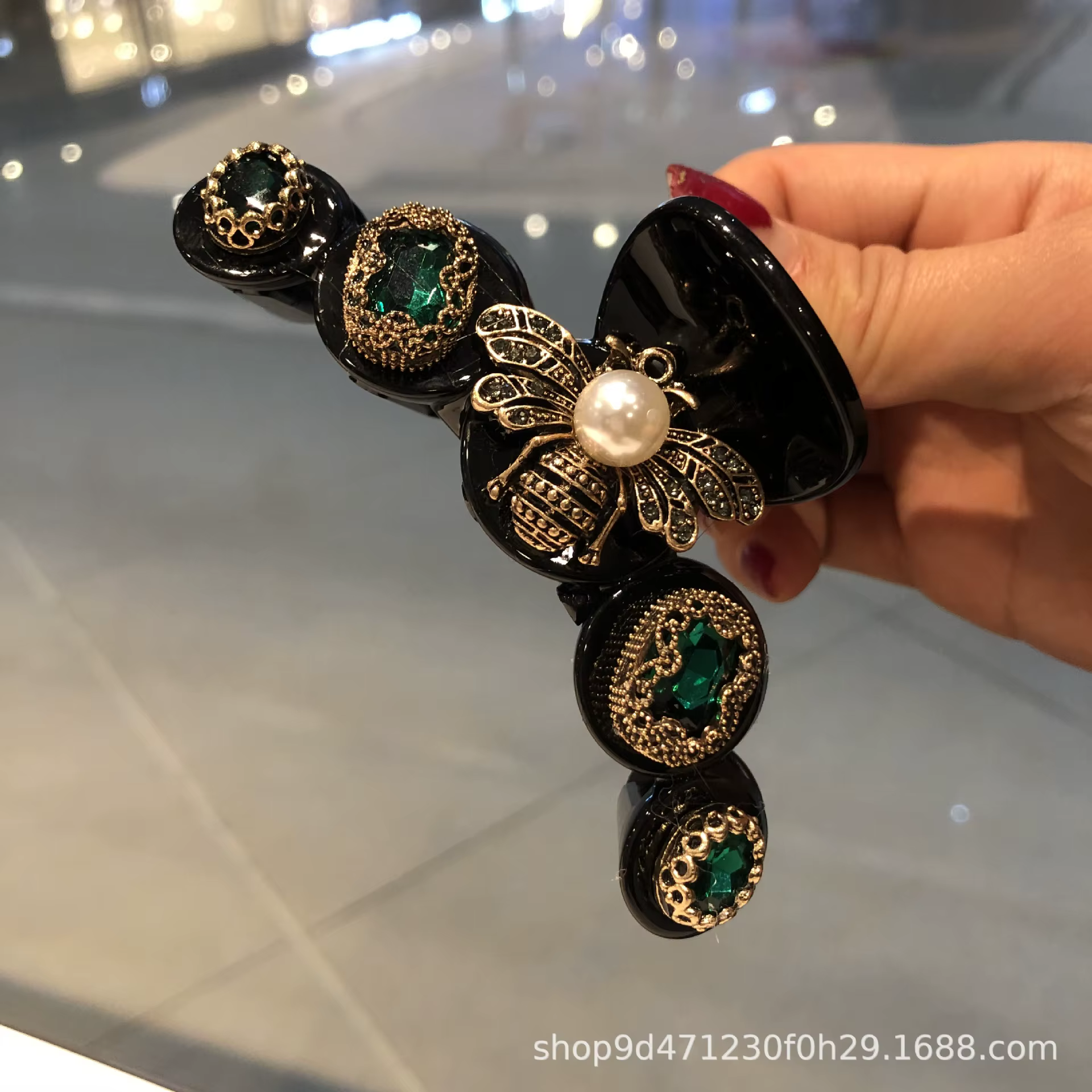 Griffes de cheveux vintage pour femmes