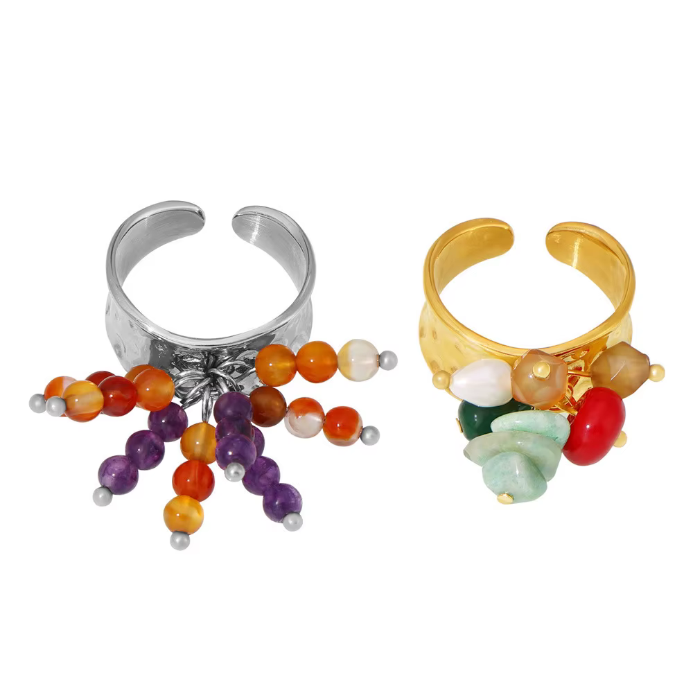 Amaiyllis-Bague Baroque en Or 18K pour Femme