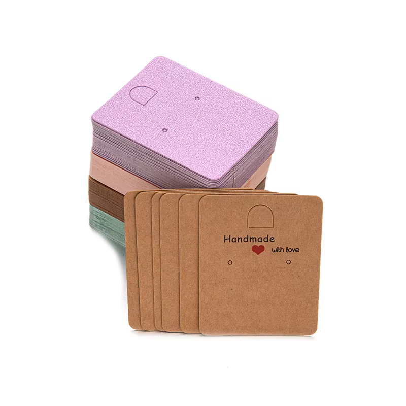 Cartes d'affichage de boucles d'oreilles