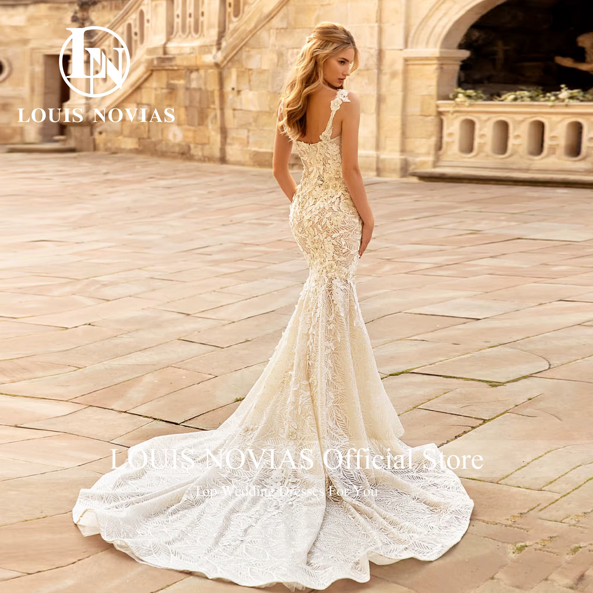 Modiis-Robe de mariée sirène pour femme