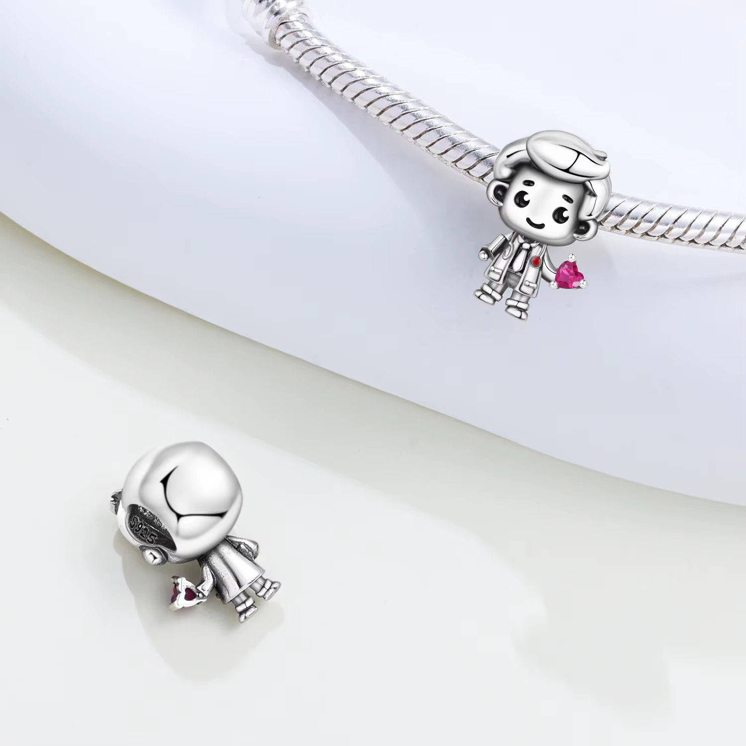 PANPOKI Breloques et pendentifs en argent sterling 925