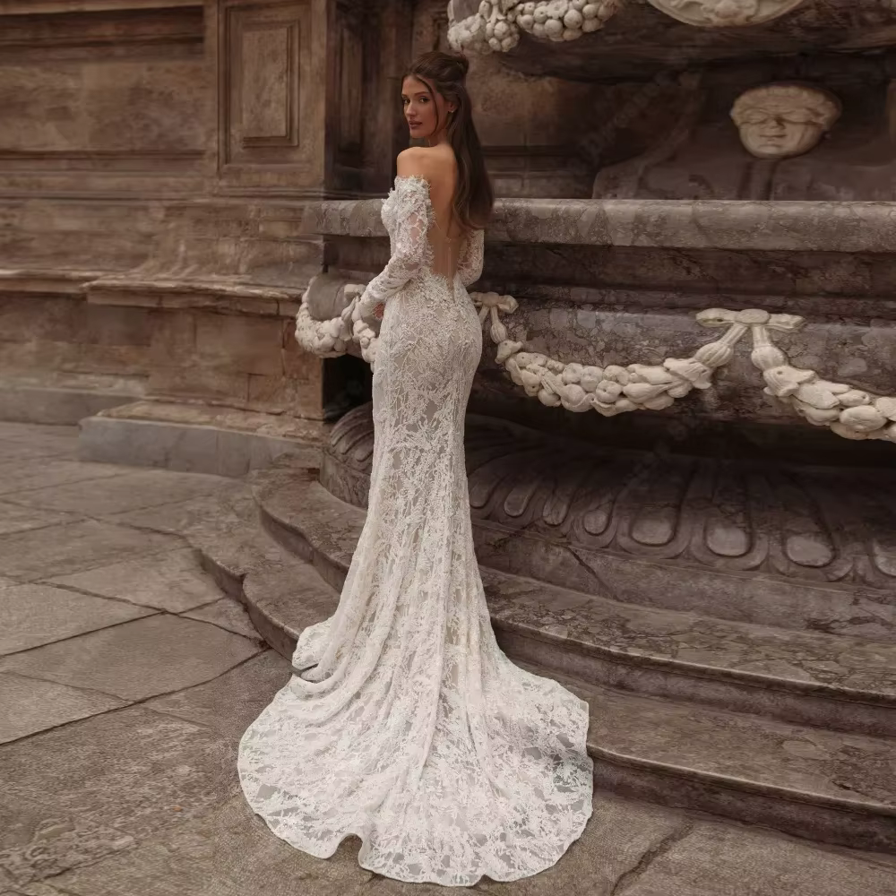 Robe De mariée sirène élégante et Sexy
