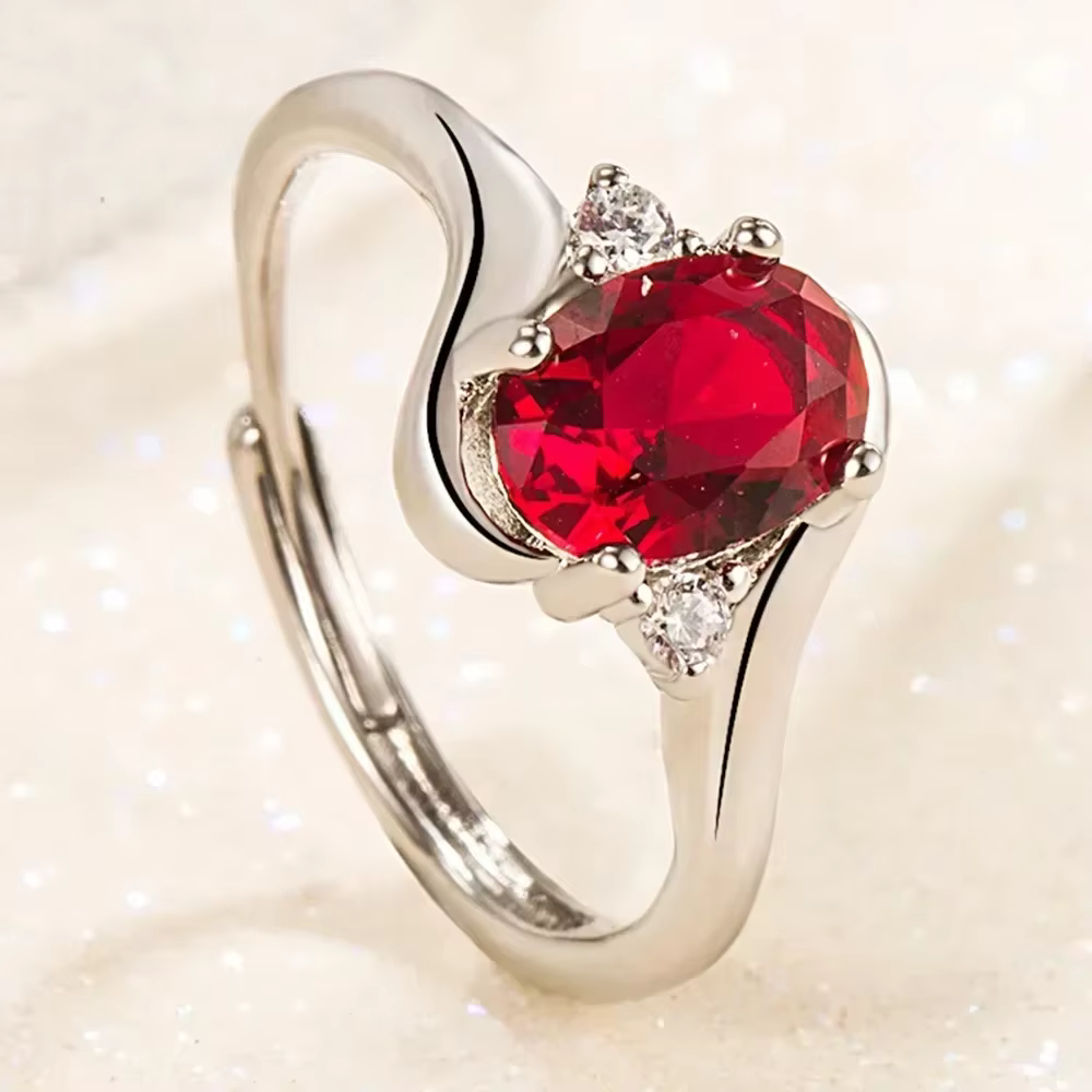 Bague classique en argent Sterling S925