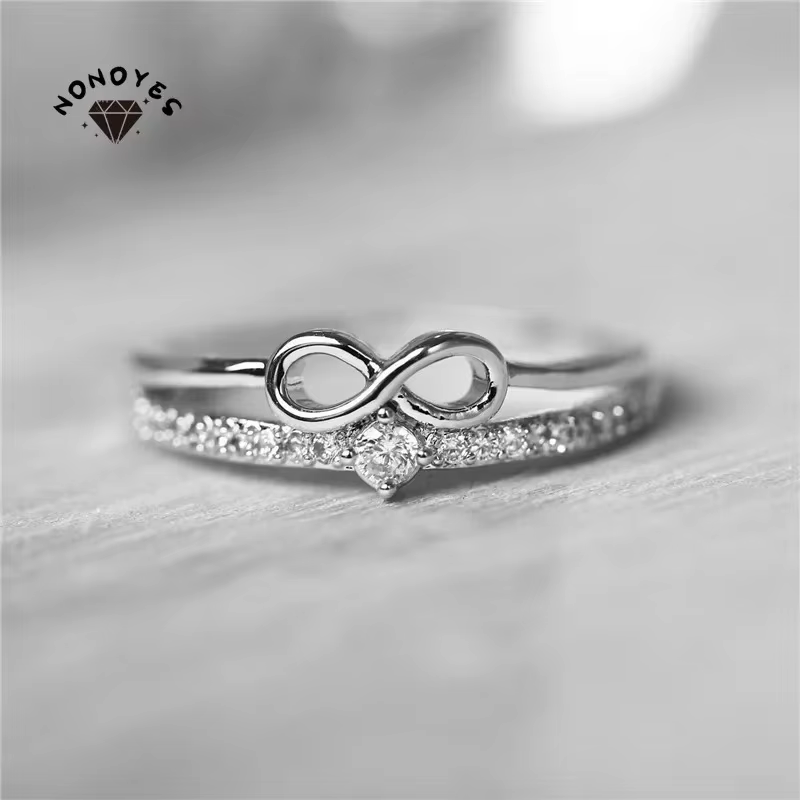Bague tendance couleur or et argent pour femme