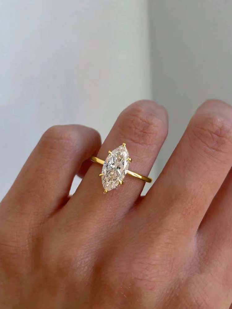 Bague classique en argent Sterling 925 pour femmes