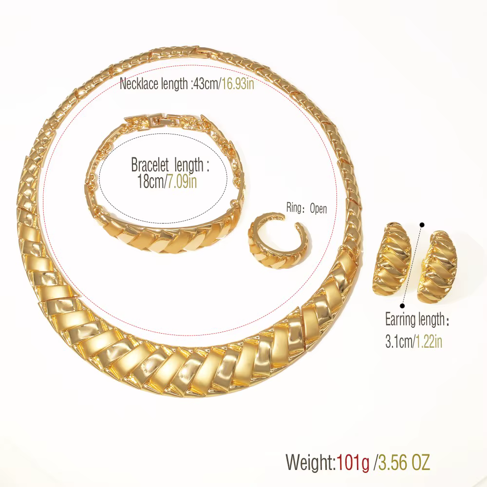 GZJPEI 2025 nouvelle mode femmes ensemble de bijoux conception géométrie irrégulière