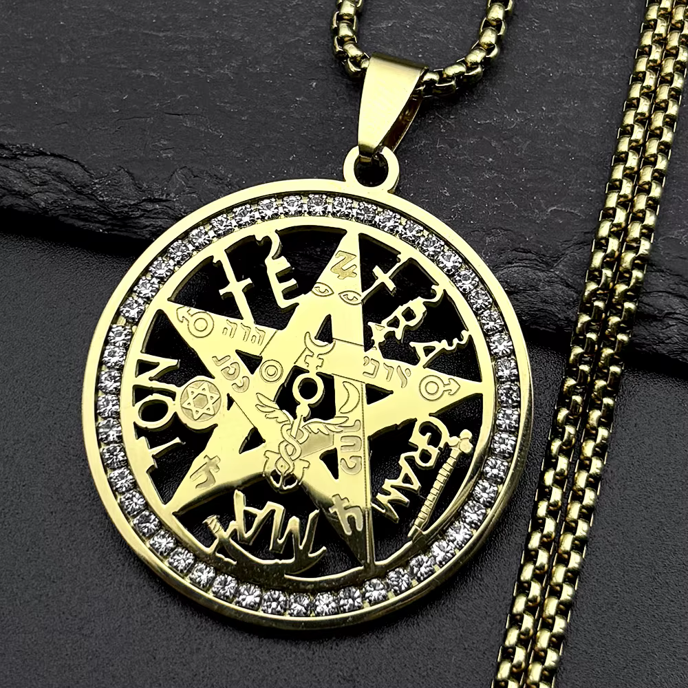 Collier Tetragrammaton en hébreu juif pour femmes et hommes