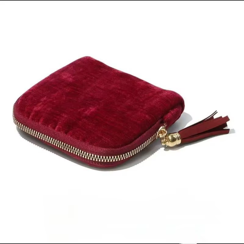 Pochette à bijoux en velours doux