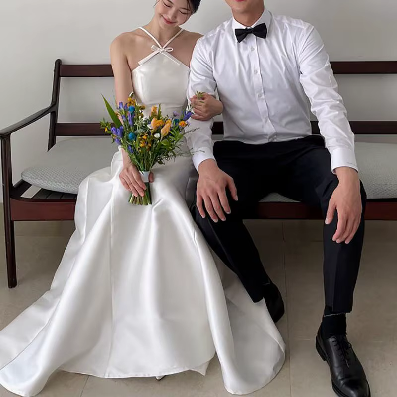 Robe de mariée A-ligne élégante