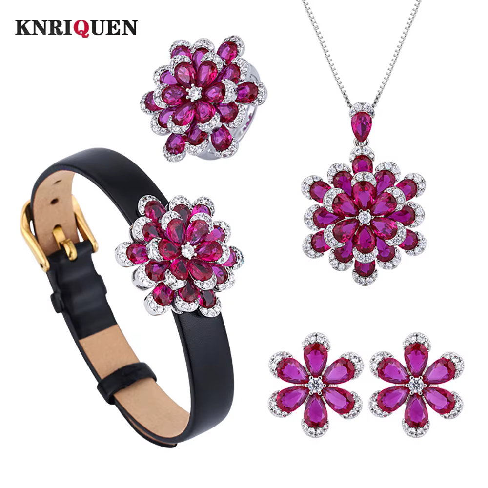 Ensembles de bijoux fins vintage pour femmes