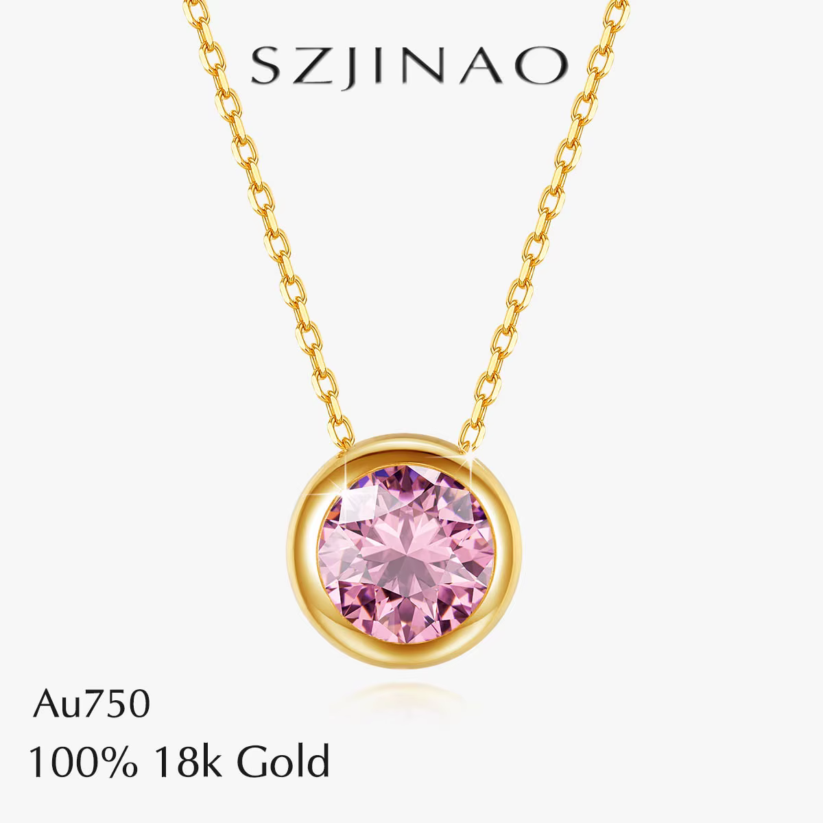 Collier en or véritable 18 carats