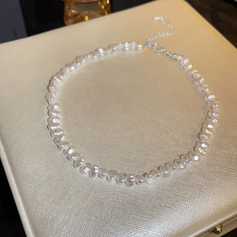 Collier de perles d'imitation Simple