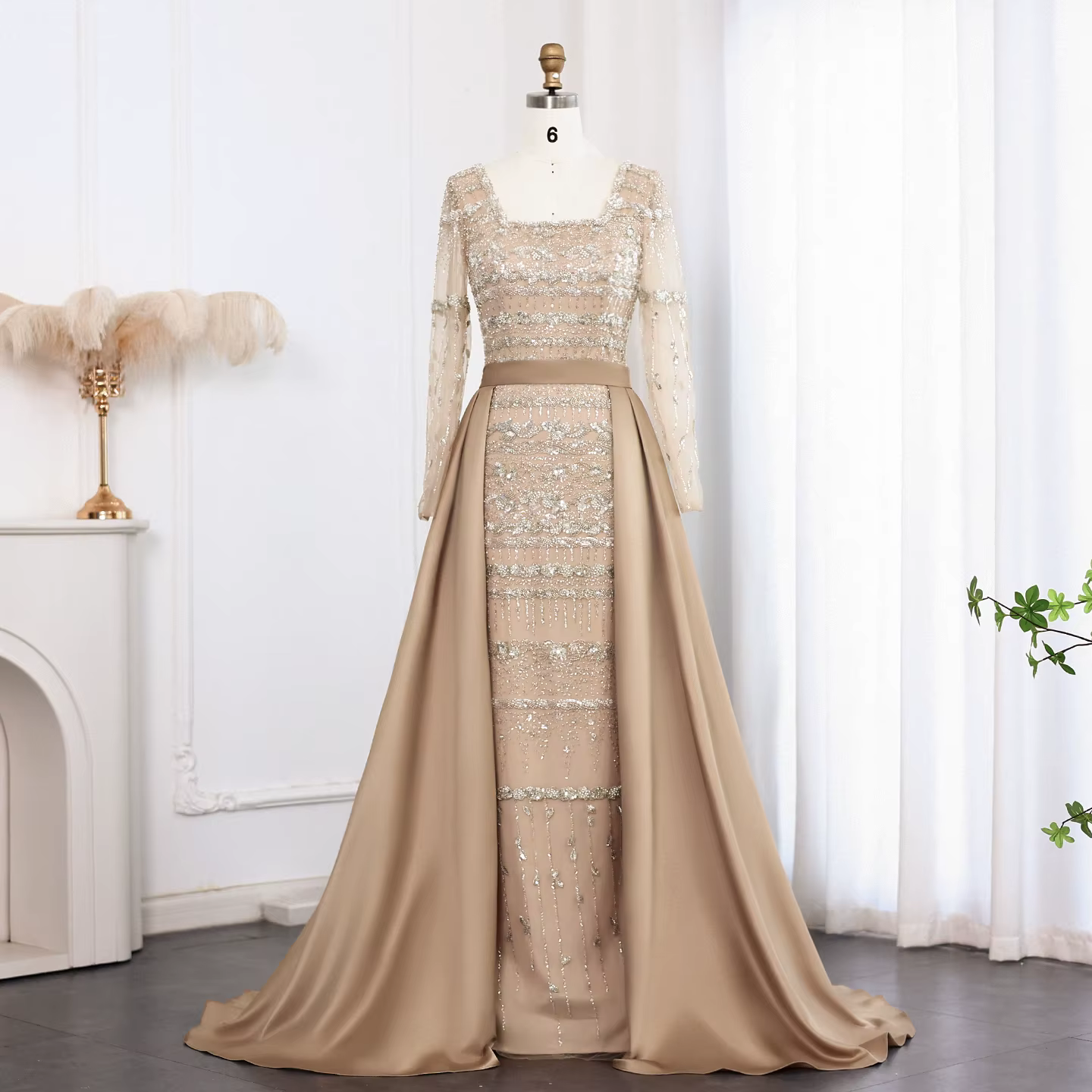 Sharon Said – robe de soirée élégante bleue de dubaï