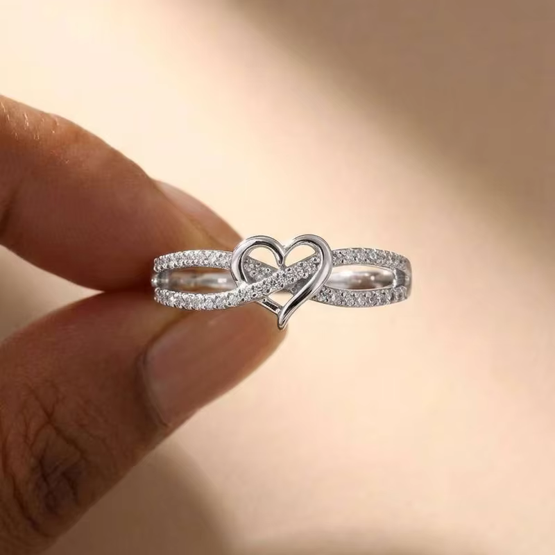 Bague élégante en argent Sterling 925 pour femmes