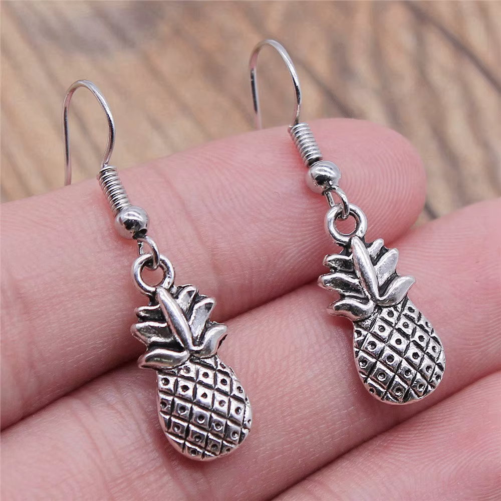 Boucles d'oreilles goutte et pendantes en forme de nourriture musicale