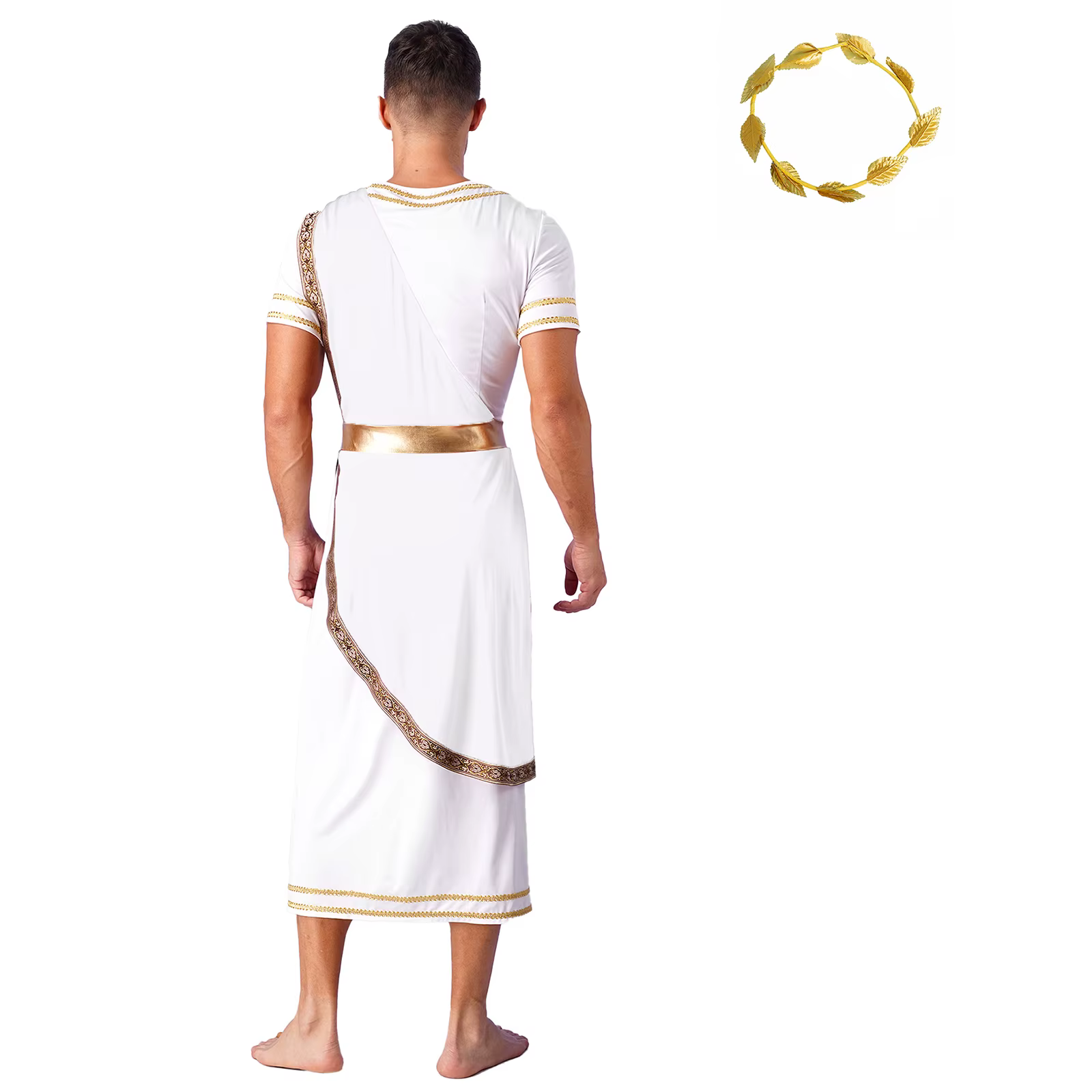 Costume de cosplay romain Julius César pour homme