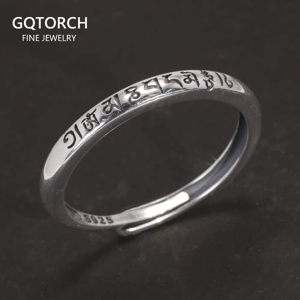 Bijoux de Bouddha Tibétain en Argent Sterling 925