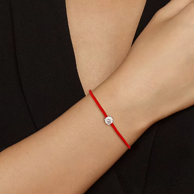 GRA – bracelets ronds en diamant Moissanite pour femme
