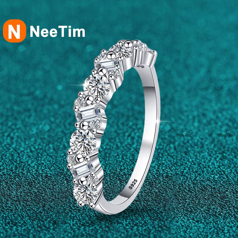Bague en Moissanite pour femmes