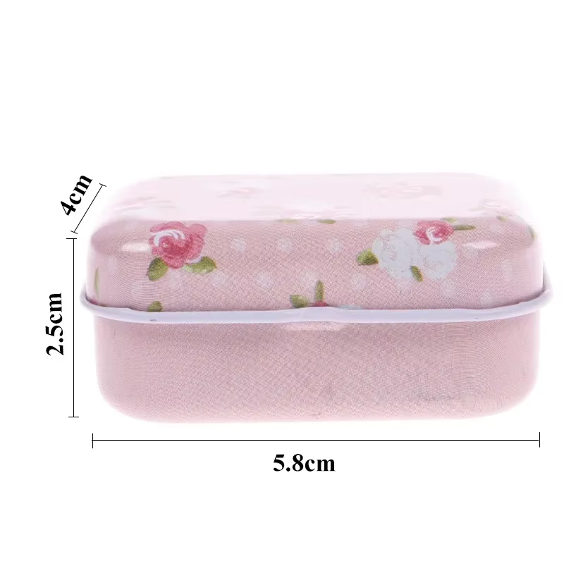 Boîte de rangement en métal de petite taille