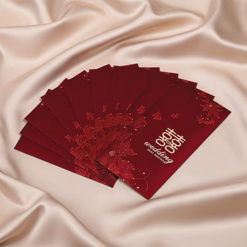 Enveloppes rouges chinoises pour mariage