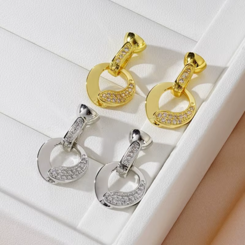 Accessoires de bijoux en cuivre plaqué or 18 carats