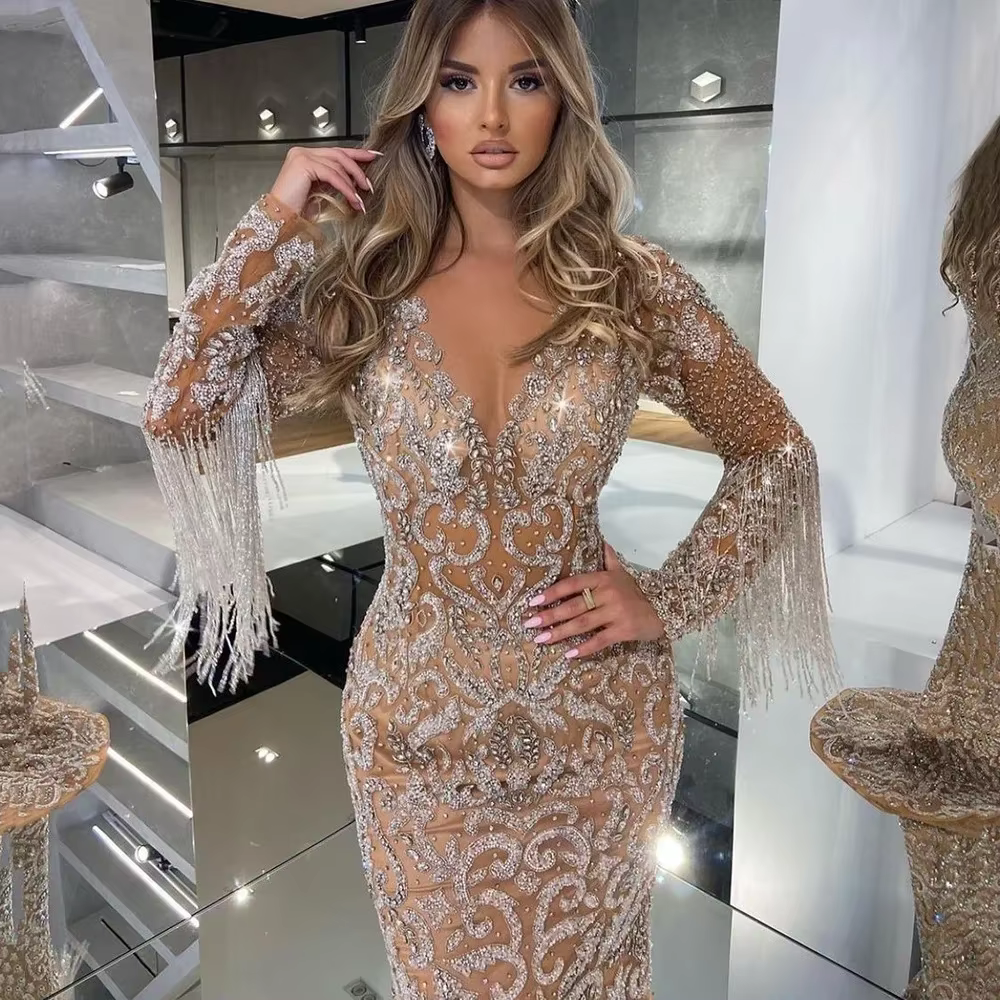 Robe de soirée longue et Sexy pour femmes